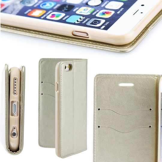 Senso Leather Huawei Gold Book Synthetic Leather Gold (Huawei Mate 20 Lite)