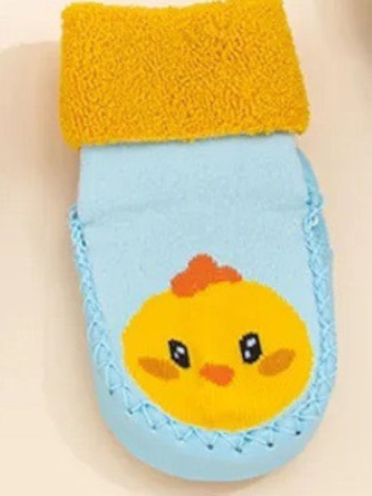 Babykids Kids' Ankle Slipper Socks Light Blue
