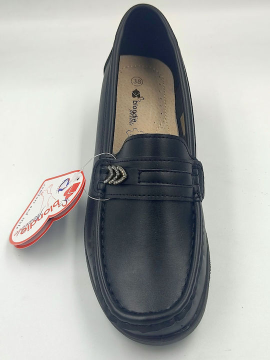 Damen Mokassins in Schwarz Farbe