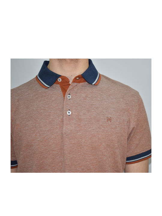 Marcus Herren Kurzarmshirt Polo Rot