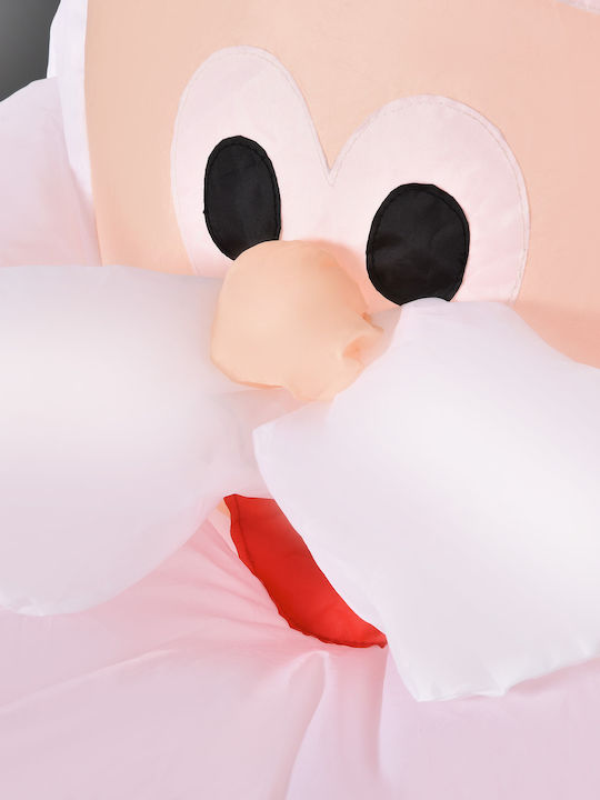 Outdoor Inflatable Illuminated Santa Claus Electric 180x135x85cm