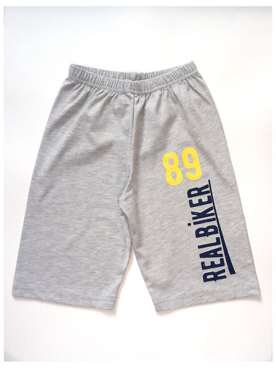 Berrak Kinder Schlafanzug Sommerlich Gray