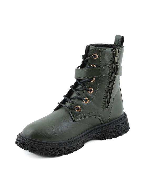 Marikelly Kids Boots with Lace Green