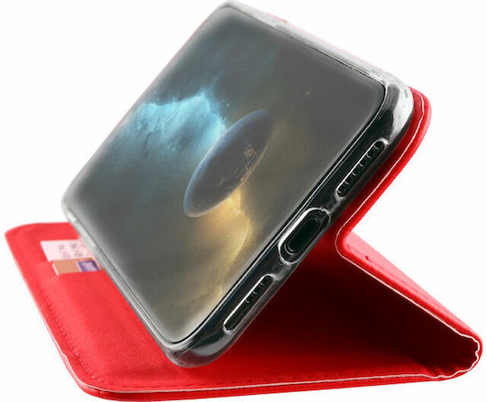 Volte-Tel Pocket Magnet Book Synthetic Leather Red (Galaxy S10+)