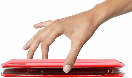 Volte-Tel Pocket Magnet Book Synthetic Leather Red (Galaxy S10+)