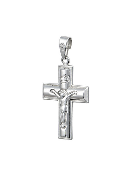 Savvidis White Gold Cross 9K with Chain