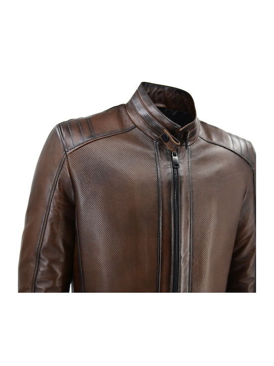 Leather Jacket Brown