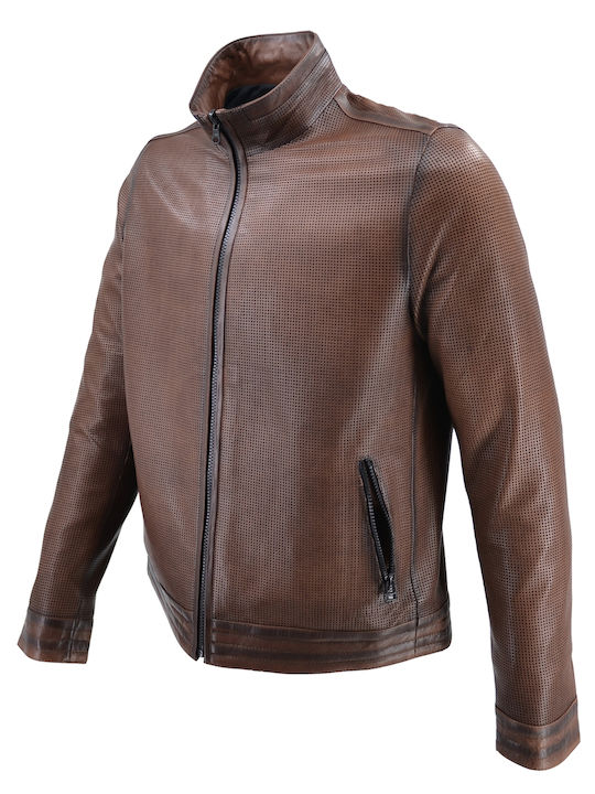 Leather Jacket Brown