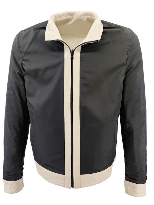Leather Jacket Beige