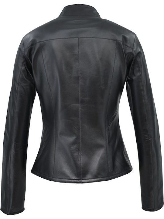 Damen Bikerjacke Schwarz
