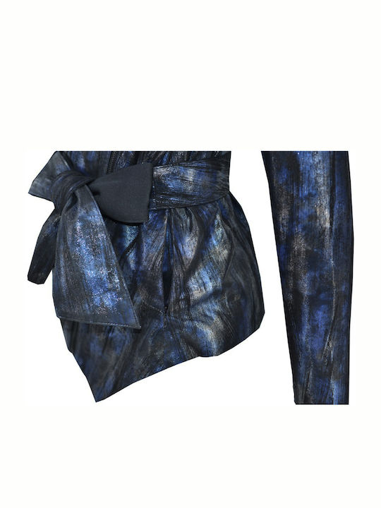 Δερμάτινο Γυναικείο Biker Jacket Μπεζ