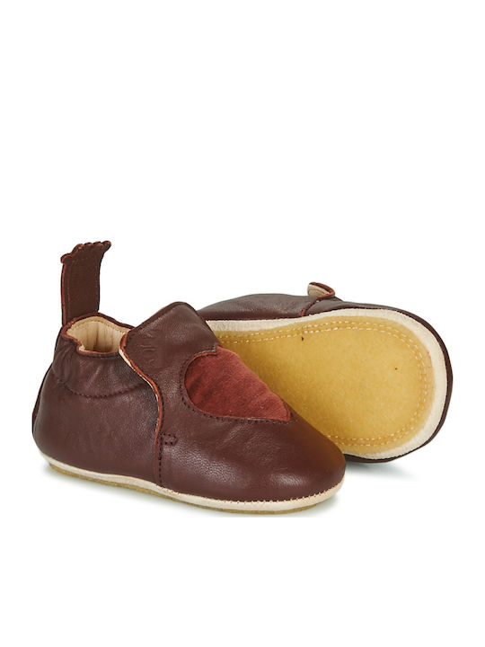 Easy Peasy Baby Ballerinas Burgundy Blublu Coeur