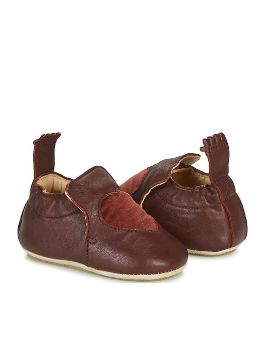 Easy Peasy Baby Ballerinas Burgundy Blublu Coeur