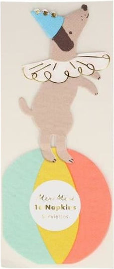 Napkins Multicolored 19.7x8.9cm 16pcs