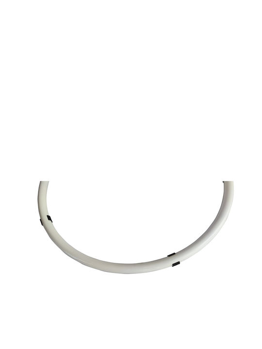 Rattan Swing Nest with Stand White L116xW116xH198cm
