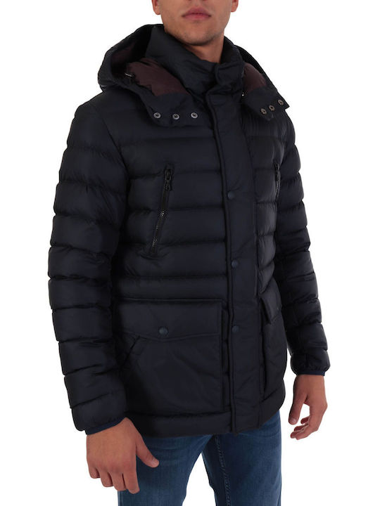 Colmar Ανδρικό Χειμωνιάτικο Μπουφάν Puffer Navy Μπλε