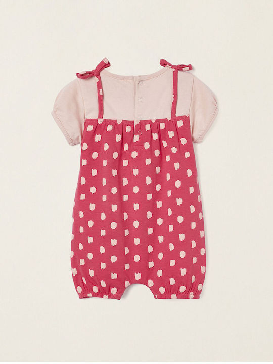 Zippy Baby Bodysuit Set Fuchsia