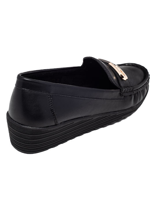 Soft & Flex Women's Moccasins in Black Color