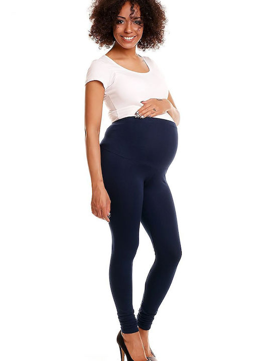 PeeKaBoo Maternity Leggings Navy Blue