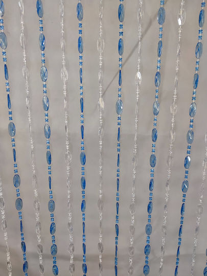 Epiplo-Fos Plastic Door Curtain Transparent 100x220cm 0400060