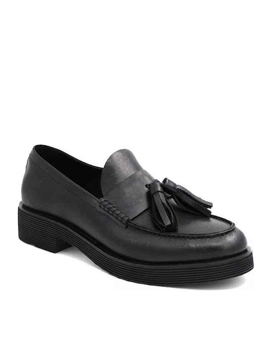 Jeffrey Campbell Leather Women's Moccasins in Black Color
