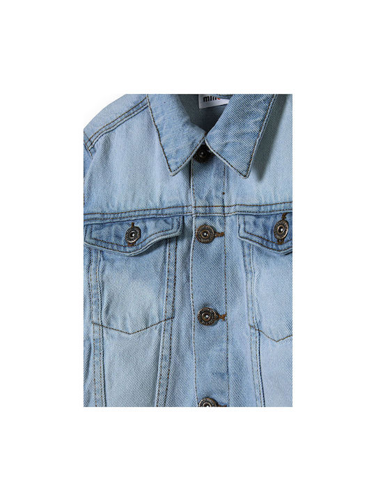 Minoti Denim Jacket Blue with Ηood