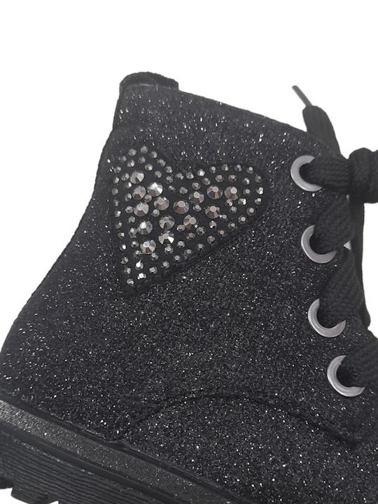 Kids Boots with Laces Gray