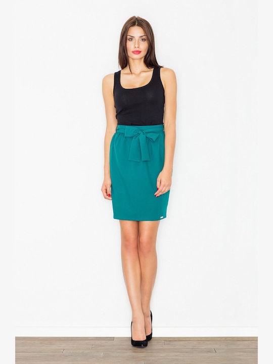 Figl Pencil Midi Skirt in Green color