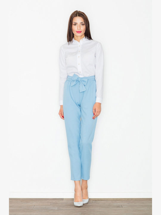 Figl Women's Fabric Trousers Blue