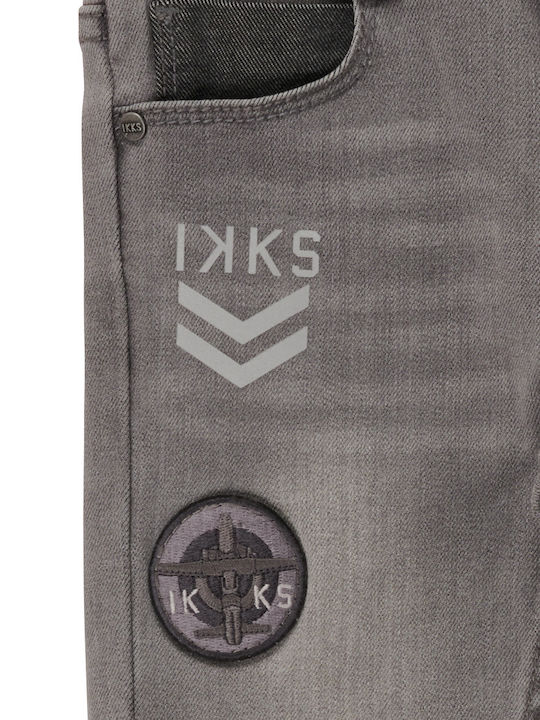 Ikks Παιδικό Τζιν Παντελόνι Γκρι