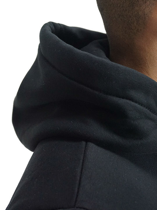 Sweatshirt Für Herren Mit Kapuze Schwarz