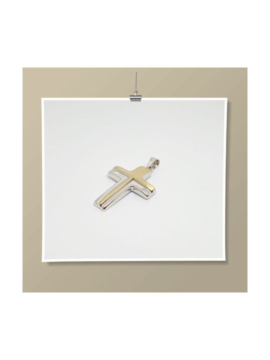 Mentzos Gold Kreuz 14K