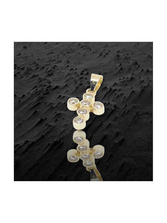 Mentzos Gold Cross 14K