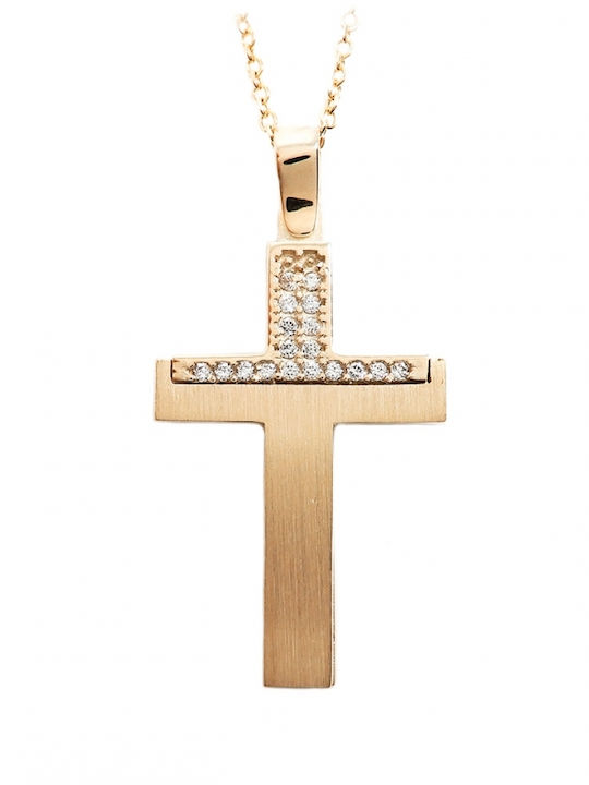 Art d sau Ροζ Χρυσός Stauros 14K Art d sau Ροζ Χρυσός Stauros 14K