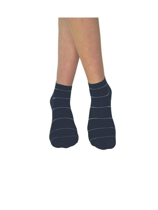 Inizio Women's Patterned Socks BLUE