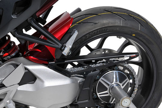 Ermax Motorrad Schmutzfänger Schwarz 1Stück