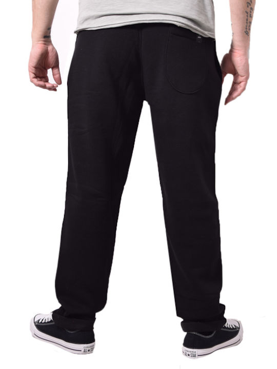 Shaikko Men's Sweatpants with Rubber Black