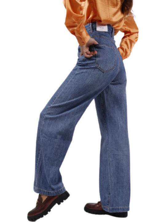Hoch tailliert Damenjeans