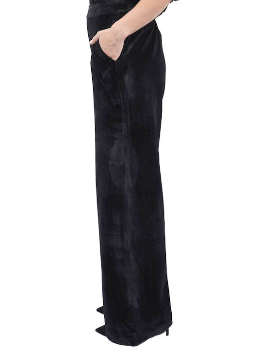 Religion Women's High-waisted Velvet Trousers Black