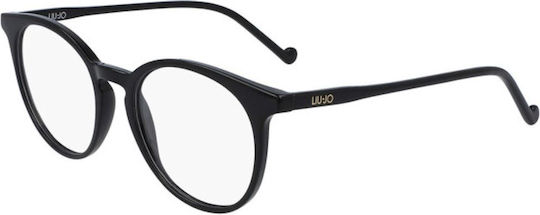 Liu Jo Acetate Prescription Eyeglass Frame Black LJ2725-001