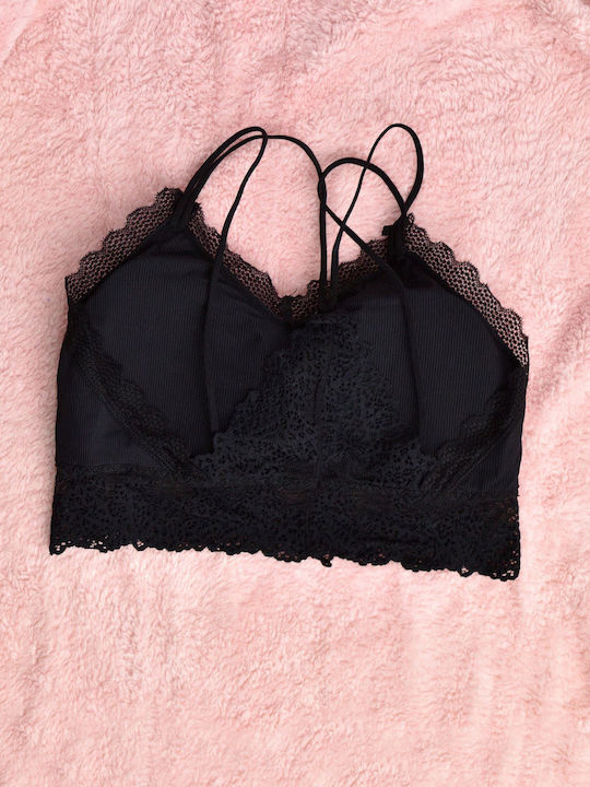 Potre Bralette Черен Женски бралет сутиен