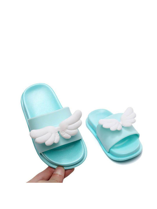 Babykids Girls Slides Turquoise