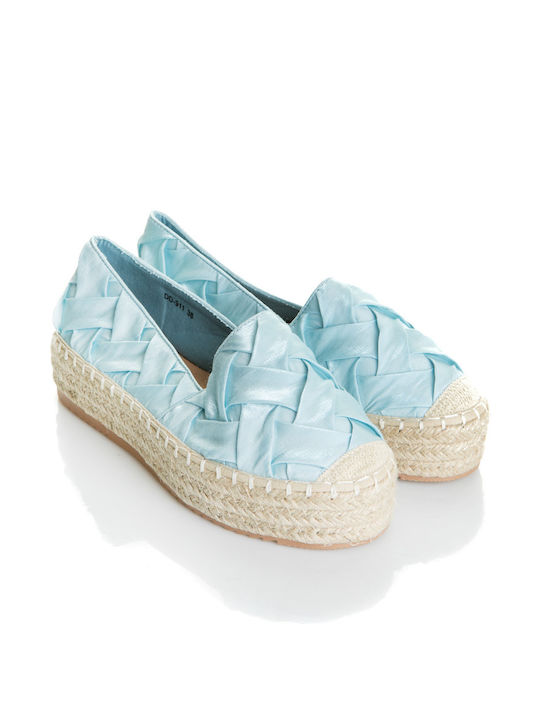 Shoe Art Women's Espadrilles Light Blue