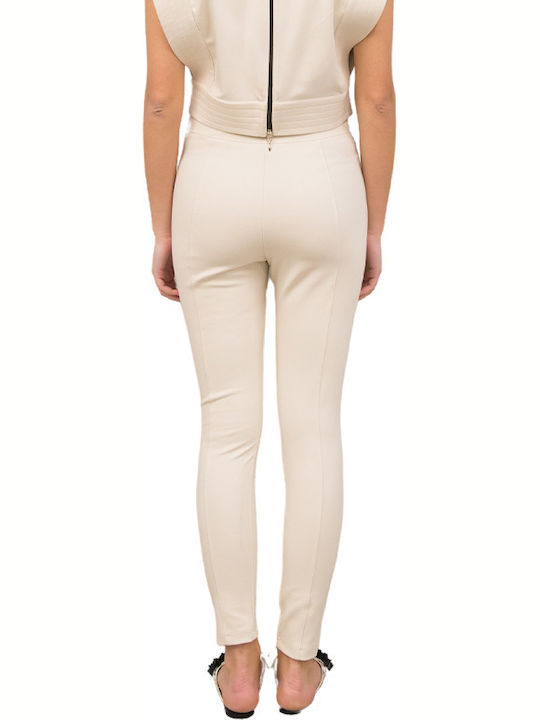 Collectiva Noir Women's Long Legging High Waisted White