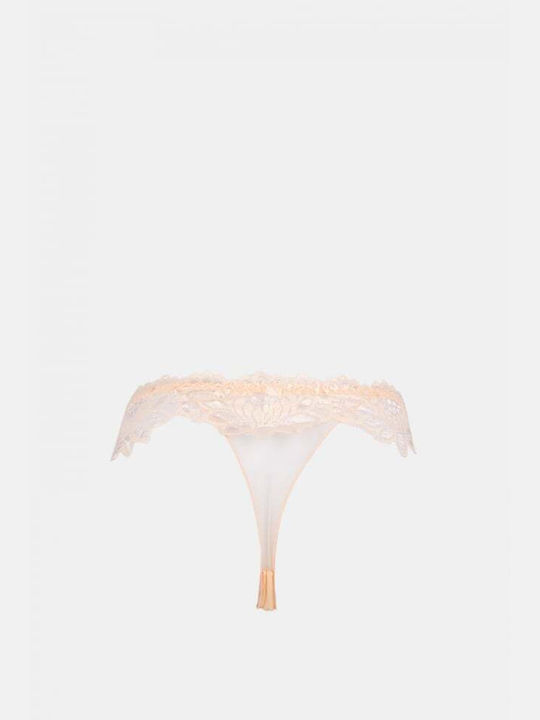 Damen Zeichenfolge mit Spitze Rosa