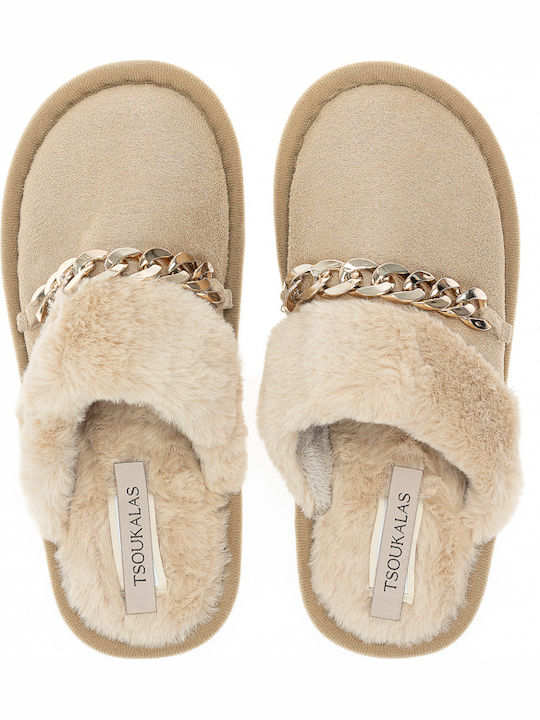 Winter Women's Slippers Golden
