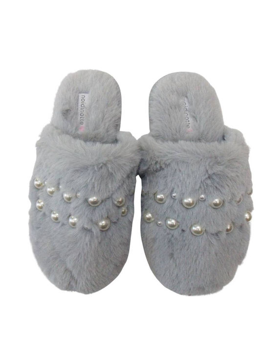 Noidinotte Women's Slippers Gray