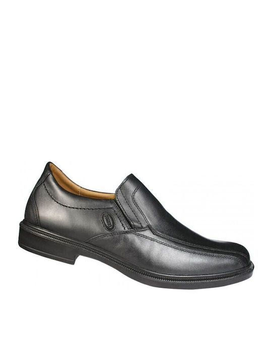 Leder Herren Freizeitschuhe Anatomisch Schwarz