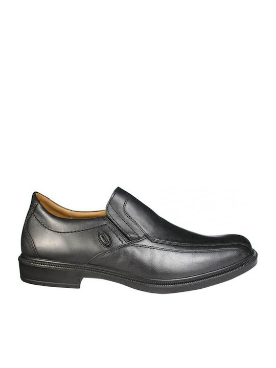 Leder Herren Freizeitschuhe Anatomisch Schwarz