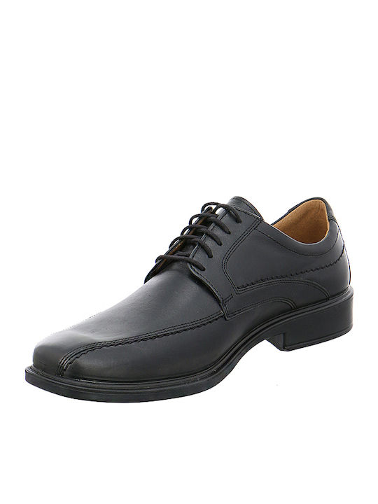 Leder Herren Freizeitschuhe Anatomisch Schwarz